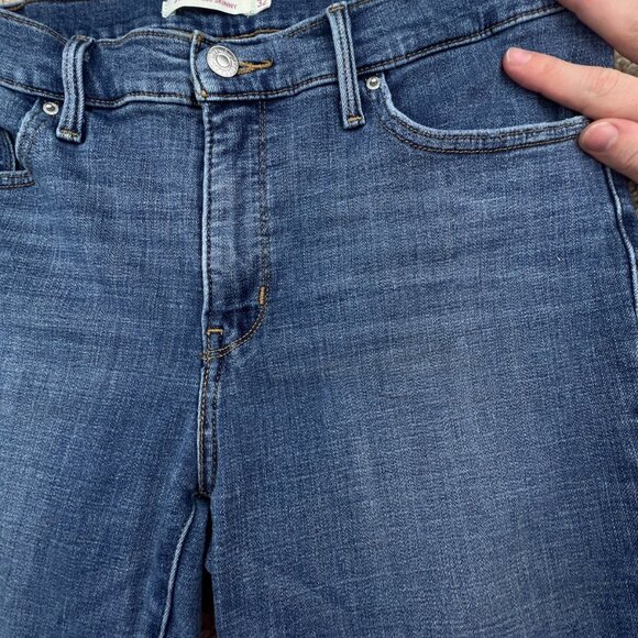 Levi's 311 Shaping Skinny Jeans Women's 32 Blue Mid Rise Medium Wash Red Tab - Picture 7 of 13